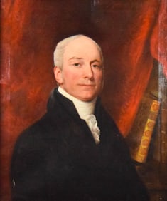 Oil on Canvas Portrait of a Gentleman English