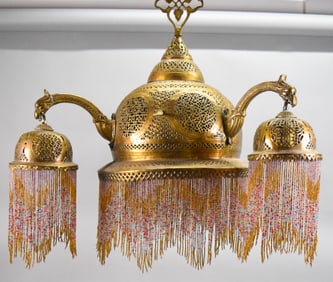 Islamic Brass Hanging Lamp
