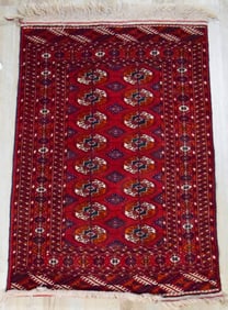 Hand Knotted Turkmen Rug