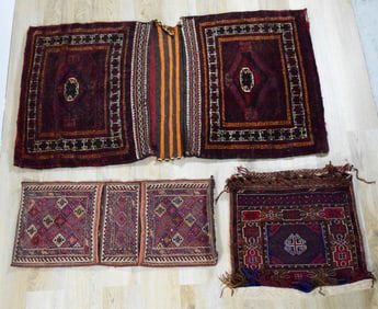 3 Persian Chuval Saddle Bags