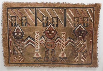 Tapa Cloth Textile Painting
