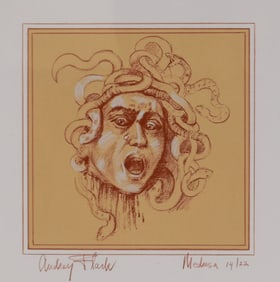 Audrey Flack Lithograph Medusa