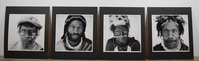 4 Silver Gelatin Prints Portraits Tari Tribesman