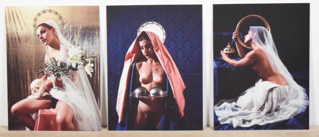 Plinio Martelli 3 Cibachrome Prints Saints