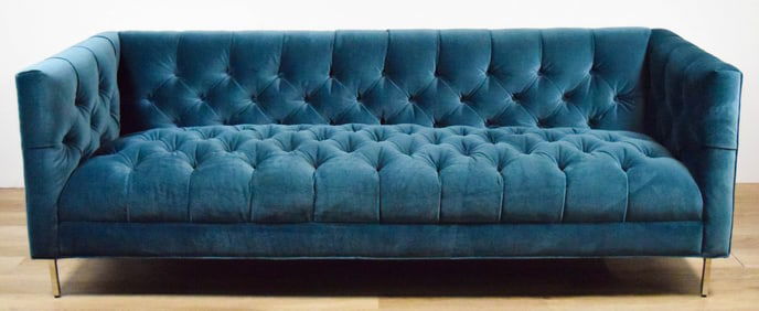 ABC Modern Tufted Velvet Sofa