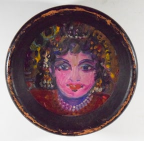 Hunt Slonem Oil on Canvas Krishna
