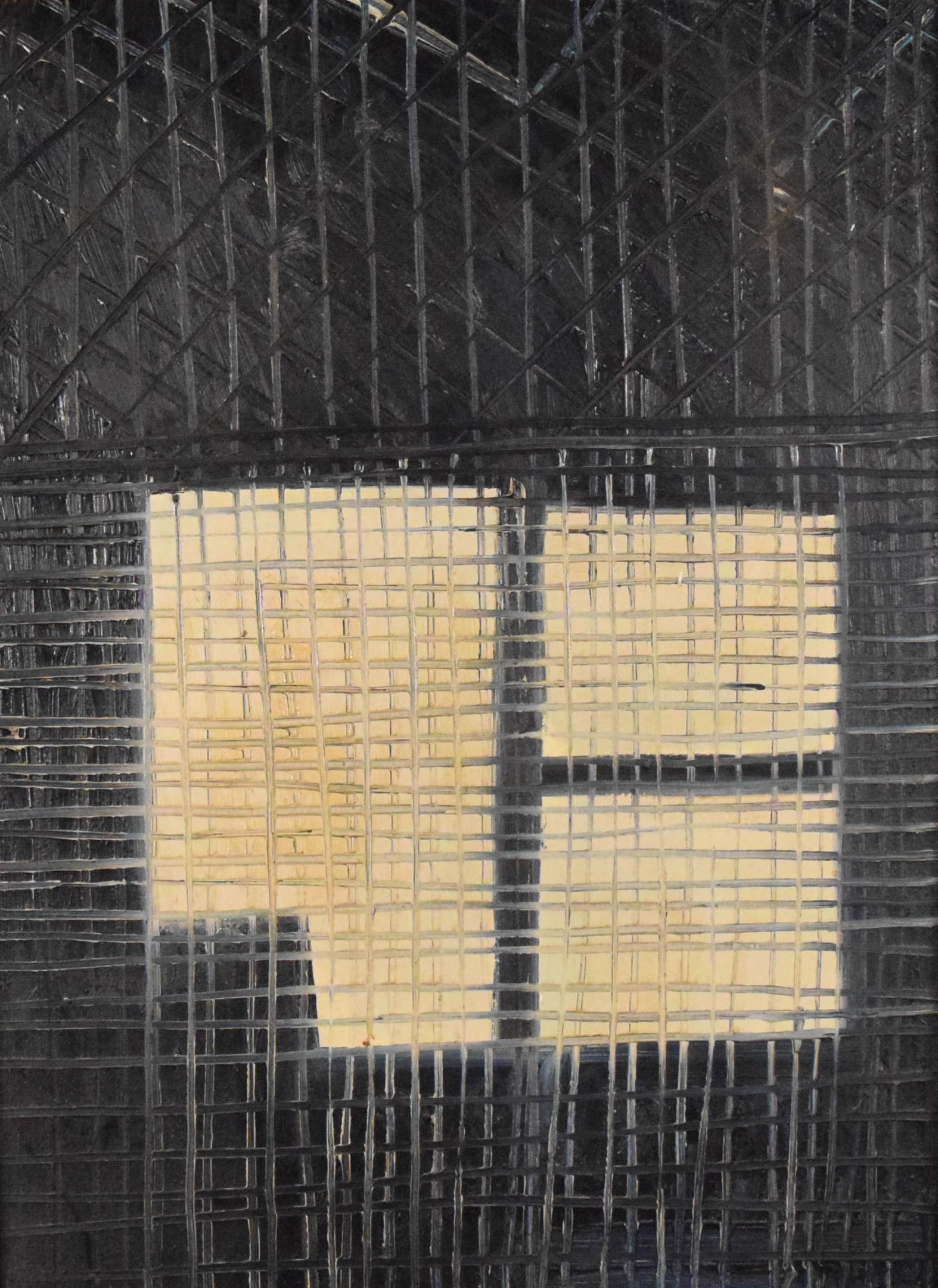 Hunt Slonem Oil on Canvas In Two Parts (1 of 5)