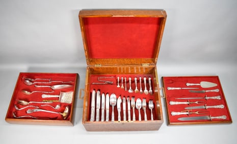 140 Pieces Gorham Buttercup Sterling Flatware 1899