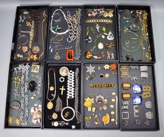 Lot of Costume & Other Jewelry