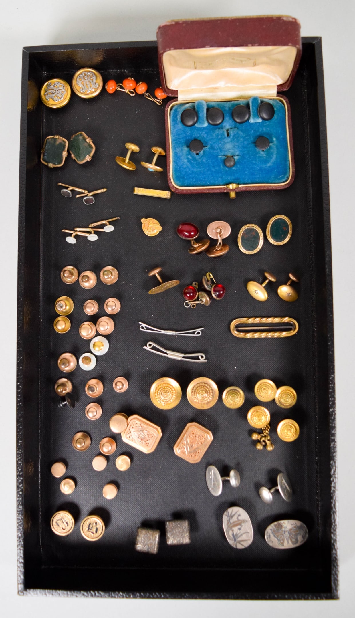 Lot of Men's Accessories Cufflinks, Tuxedo Studs (1 of 9)