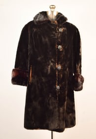 S. Brand Vintage Mink Fur Coat