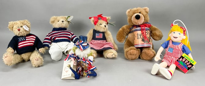 6 Bear Doll Collection - Ty Bearington Mary Meyer
