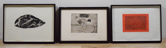 3 Modern Etchings