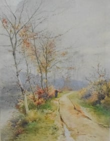 Ferdinand Coenraets Watercolor Landscape