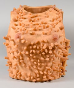Anna Lascari Wax Sculpture Cuirass With Fingers