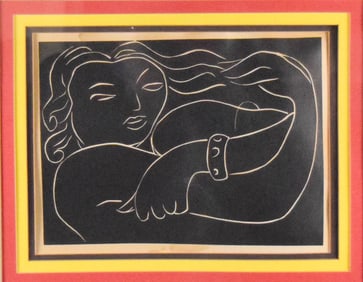 After Henri Matisse Linocut Pasiphe