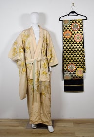 Japanese Silk Kimono & Obi