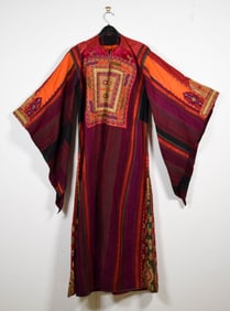 Hand Embroidered Palestinian Thobe Dress