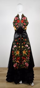 Embroidered Mexican Dress