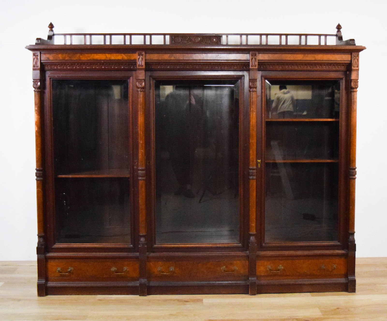 Herter Bros. Style Bookcase Cabinet (1 of 19)