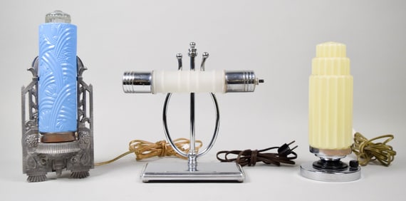3 Art Deco Style Lamps