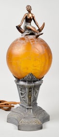Wr J & AGF Co. Art Deco Table Lamp