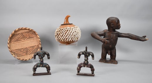 5 African Tribal Decorative Items