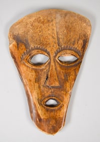 African Carved Bone Mask