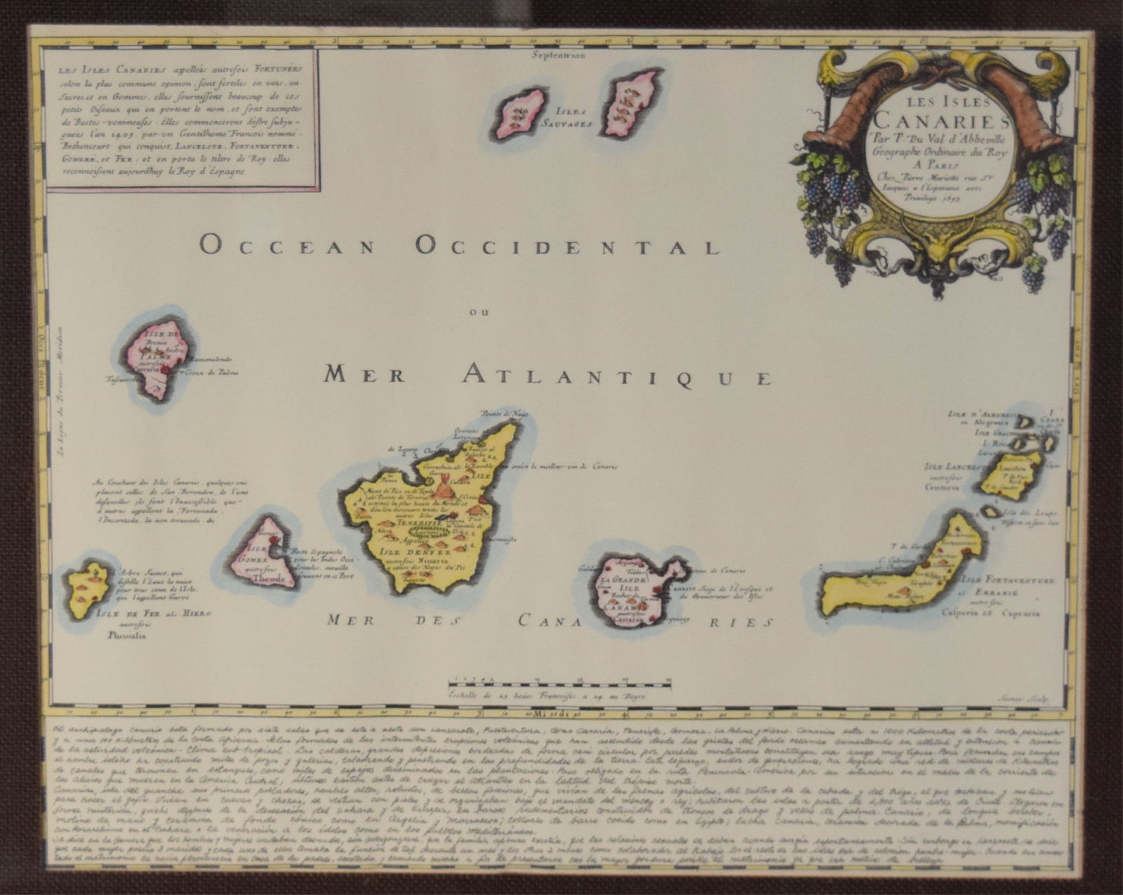 Les Isles Canaries Map Pierre Duval (1 of 8)
