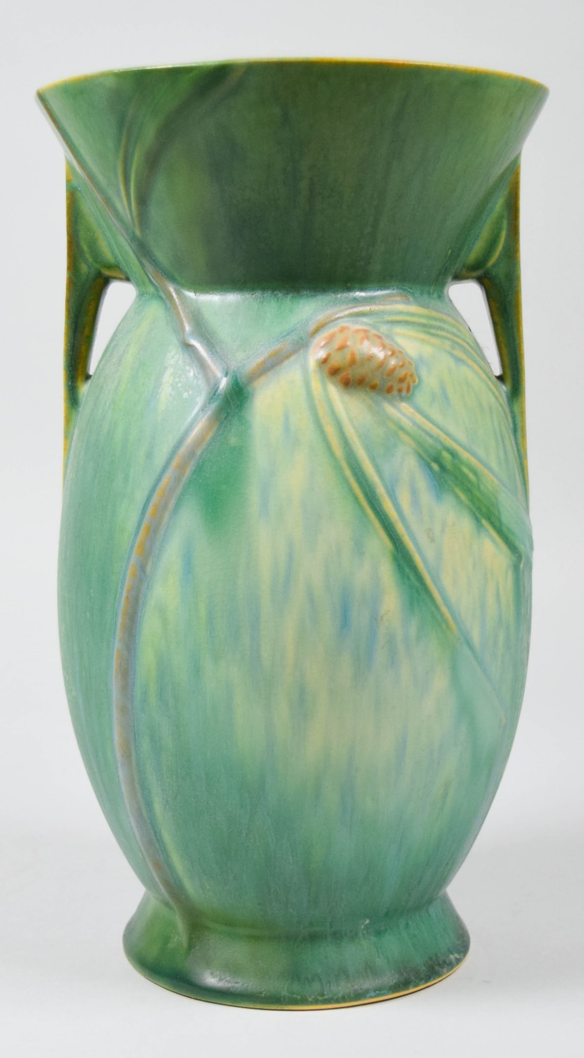Roseville Pottery Futura Vase Pine Cone (1 of 9)