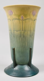 Roseville Pottery Futura Vase Purple Crocus