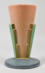 Roseville Pottery Futura Vase Cone