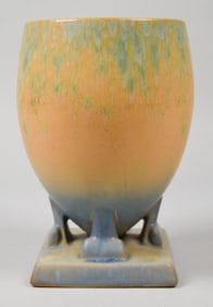 Roseville Pottery Futura Vase Ostrich Egg