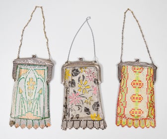 3 Whiting & Davis Mesh Bags