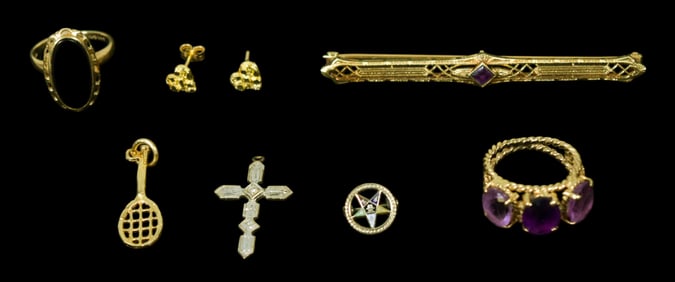Lot of 14k Gold Jewelry
