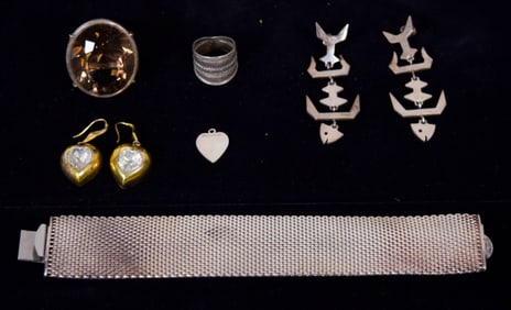 Lot of Sterling & Other Silver Jewelry