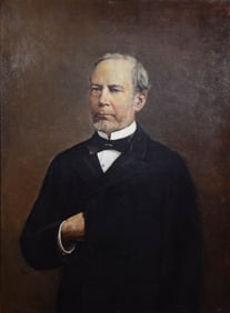 Armando Menocal Oil on Canvas Portrait of a Man