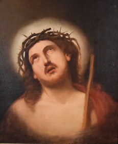 Jephenson After Guido Reni Oil on Canvas Jesus