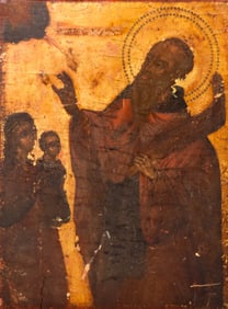 Russian Wood Icon