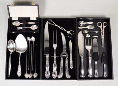 23 Pieces Sterling & Silverplate Flatware