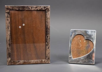 2 Cartier Sterling Picture Frames