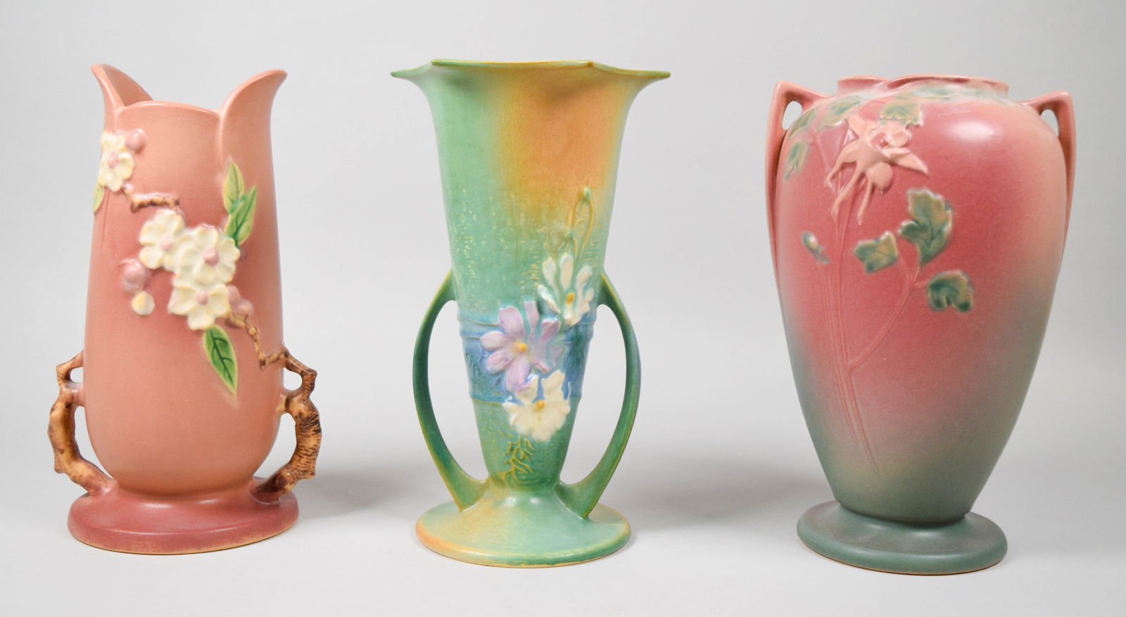 3 Roseville Pottery Vases (1 of 5)