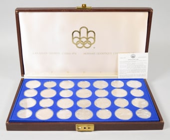 28 Sterling Silver Olympic Coins