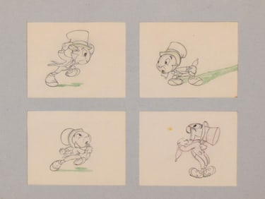 Pinocchio Jiminy Cricket Animation Drawing