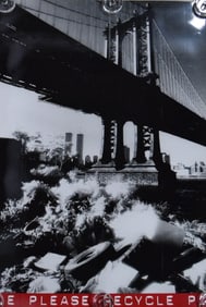 Please Recycle Brooklyn Bridge Poster
