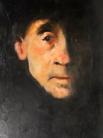 Oil on Canvas Portrait of a Man