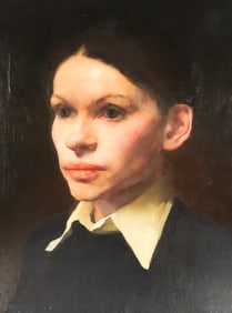 Eugene Cusack Oil on Canvas Portrait