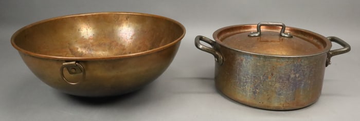 2 Pieces Copper Cookware