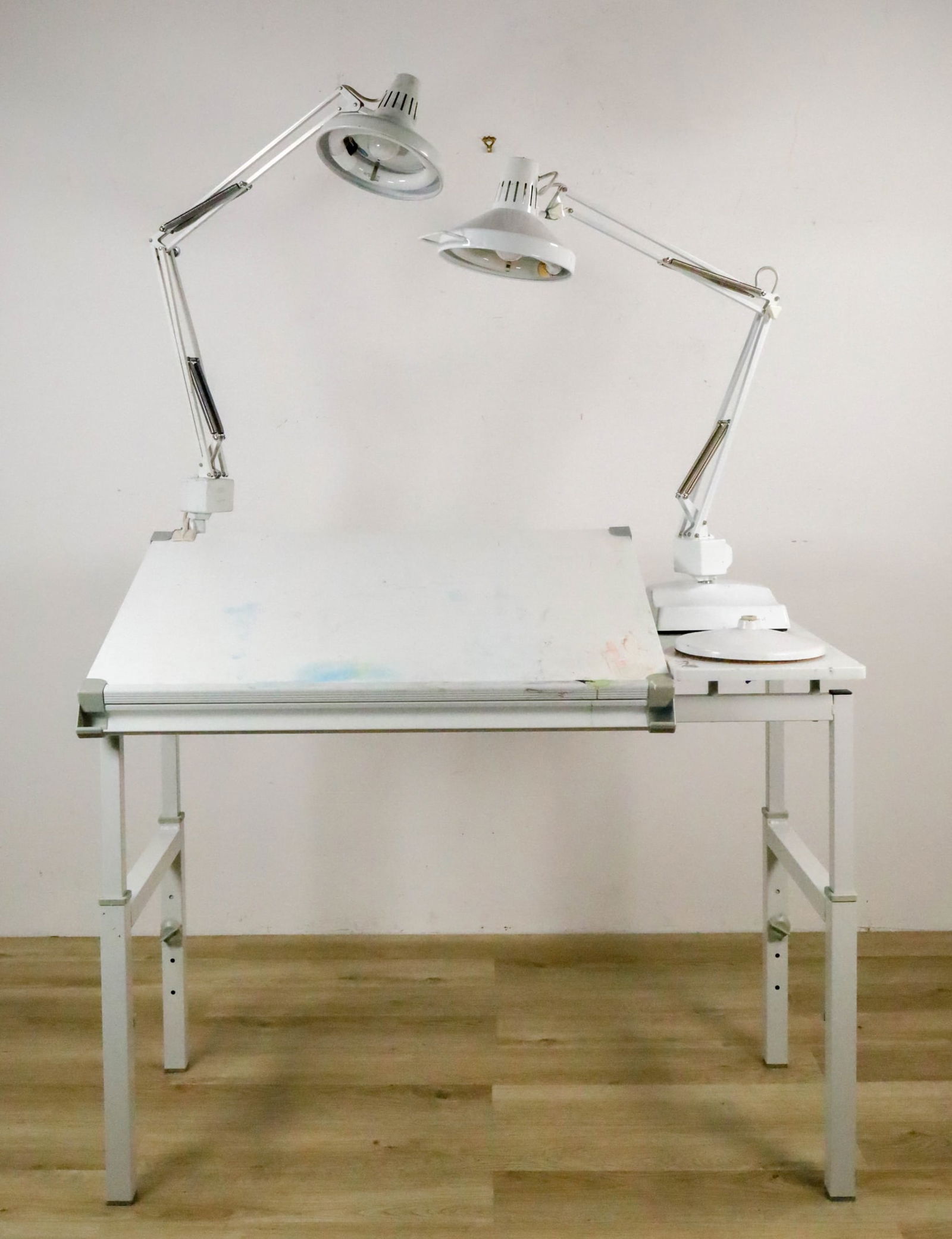 Drafting Table With Two Jac Jacobson Luxo Lights (1 of 20)