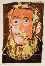 Ronald Travisano Mixed Media Portrait